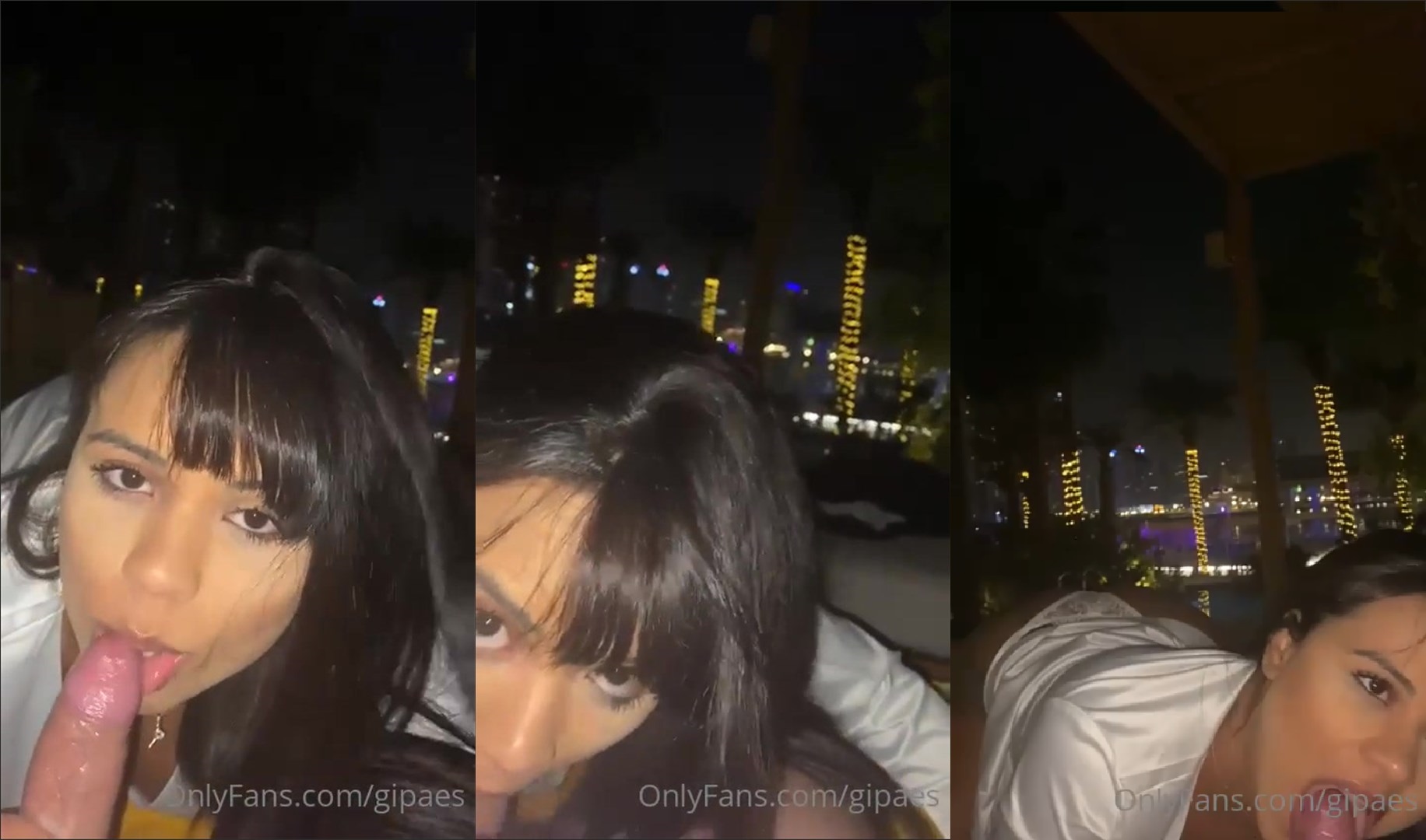 Putinha morena Gi Paes fazendo boquete bem guloso